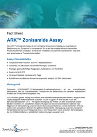 Specialty Diagnostix ARK Zonisamide Assay