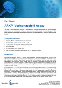 Specialty Diagnostix GmbH, ARK Voriconazole Assay